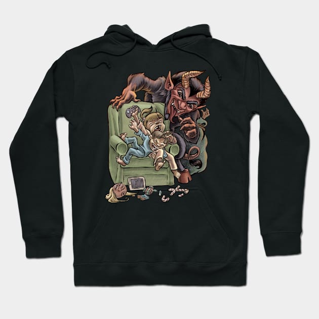 Krampus Hoodie by majanation